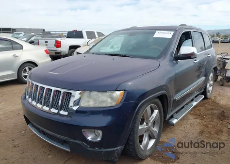 2013 Jeep Grand Cherokee Overland z USA, uszkodzony, nr VIN 1C4RJFCT9DC532168